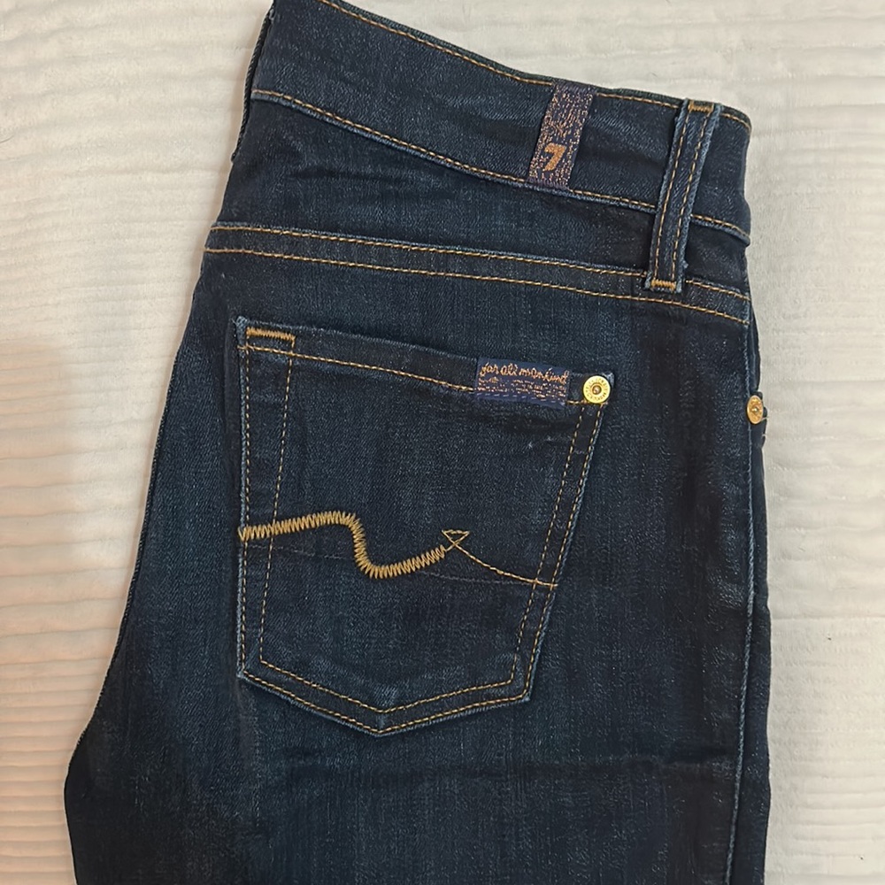 7 for all mankind mid rise skinny jeans